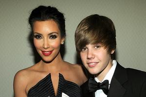 Justin Bieber and Kim Kardashian