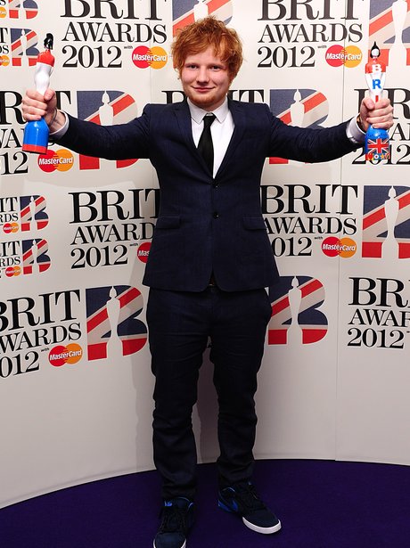 Ed Sheeran Winning British Breakthrough At Brit Awards 2012 Brits Versus Grammys Capital 2638