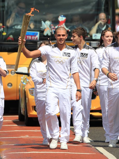 the wanted olympic torch