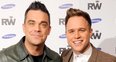 Robbie Williams and Olly Murs