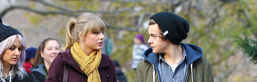 Harry Styles and Taylor Swift at the zoo