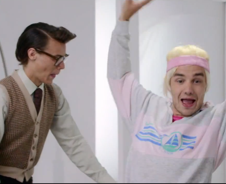 Liam and Harry in the 'Best Song Ever' music video