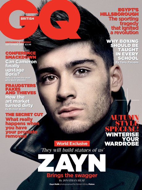 Zayn Malik On The Cover Of Gq One Direction On The Cover Of Gq Magazine Capital 