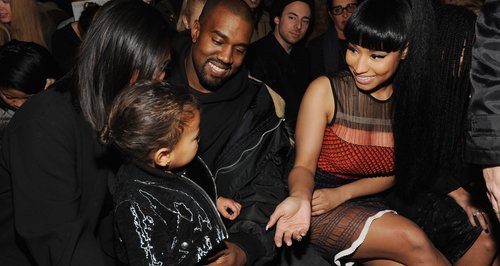  Kim Kardashian, North West, Kanye West and Nicki 