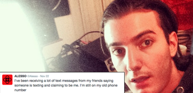 Alesso and tweet